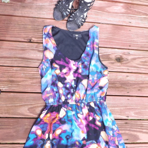 Mossimo Hi Lo Water Color Dress - Picture 6 of 7